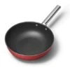 Smeg Wok Aluminium Antiadhésif 30 Cm Rouge Mat -Cuisine À La Maison 133006 0 6 Wok aluminium antiadhesif 30 cm rouge mat Smeg