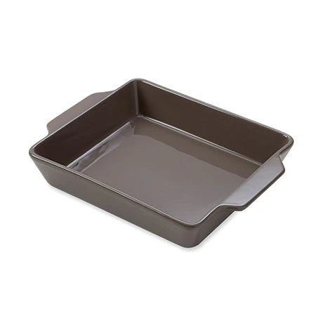 Plat à Four Rectangulaire En Céramique Taupe 19,5 X 22,5 Cm 4 Plat à Four Rectangulaire En Céramique Taupe 19,5 X 22,5 Cm – Image 2