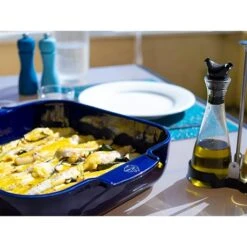 Peugeot Plat Four Carré Céramique Bleu 21 Cm -Cuisine À La Maison 201190 2 2 Plat four carre ceramique bleu 21 cm Peugeot