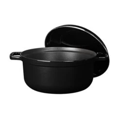 Invicta Cocotte Bistrot Noir 2 à 4 Personnes 20 Cm -Cuisine À La Maison 213258 1 3 Cocotte bistrot noir 2 a 4 personnes 20 cm Invicta