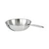 Wok 28 Cm Inox Castel'pro -Cuisine À La Maison 271069 0 1 Wok 28 cm Inox Castel pro Cristel