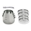 BEKA Lot De 4 Casseroles Evolution Et Un Manche + 4 Couvercles 14 à 20 Cm -Cuisine À La Maison 279133 0 1 Lot de 4 casseroles Evolution et un manche 4 couvercles 14 a 20 cm Beka