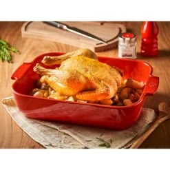 Peugeot Set 2 Petits Plats à Four Rouge Céramique 21 Et 25cm -Cuisine À La Maison 309023 2 2 Set 2 petits plats a four rouge ceramique 21 et 25cm Peugeot