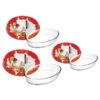 Ibili Set De 3 Plats En Verre Kristall Ovales 26, 30 Et 35cm -Cuisine À La Maison 349002 0 1 Set de 3 plats en verre Kristall ovales 26 30 et 35cm Ibili