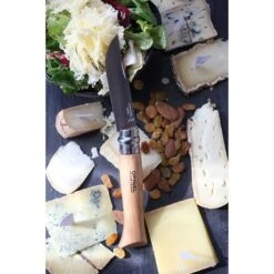 Opinel Couteau Pliant Tradition N°8 Inox 8,5 Cm Manche En Hêtre -Cuisine À La Maison 411032 4 2 Couteau pliant tradition N 8 Inox 8 5 cm manche en hetre Opinel