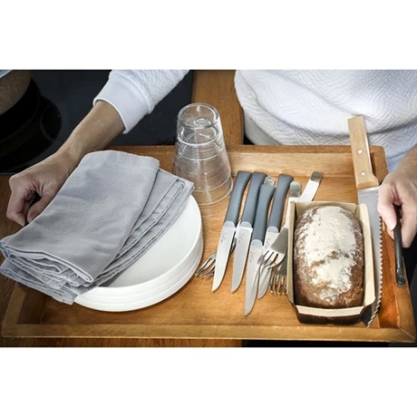 Opinel Coffret 4 Couteaux De Table Lame Micro-dentée 11 Cm Bon Appétit Plus Anthracite 6 Opinel Coffret 4 Couteaux De Table Lame Micro-dentée 11 Cm Bon Appétit Plus Anthracite – Image 4