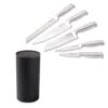 Lot Bloc Couteaux Universel Noir Et Set De 5 Couteaux -Cuisine À La Maison 479020 0 2 Lot bloc couteaux universel noir et set de 5 couteaux Mathon