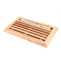 Planche à Pain En Hêtre Avec Grille Amovible Et Couteau 38,5 Cm -Cuisine À La Maison 48106 2 6 Planche a pain en hetre avec grille amovible et couteau 38 5 cm Mathon