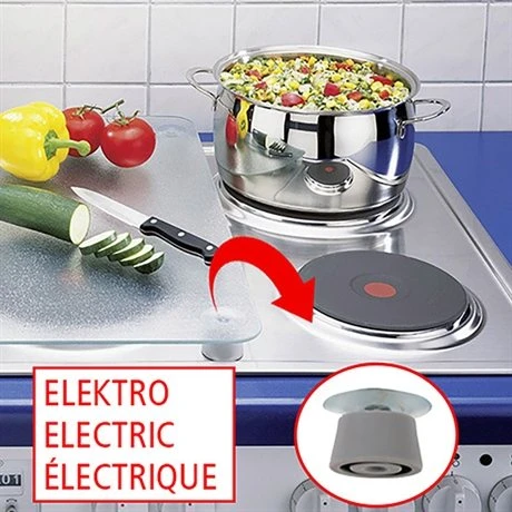 Set De 2 Couvre-plaques Transparentes 4 Set De 2 Couvre-plaques Transparentes – Image 2