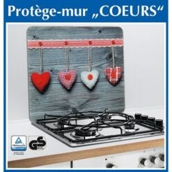 Protection Murale En Verre Coeurs 7 Protection Murale En Verre Coeurs -Cuisine À La Maison 62368 2 5 Protection murale en verre Coeurs Wenko by Maximex