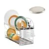 Lot égouttoir 2 Niveaux + Savon Acier