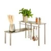 Étagère Angle 2 étages En Acier Inoxydable -Cuisine À La Maison 67544 0 1 Etagere angle 2 etages en acier inoxydable Wenko by Maximex