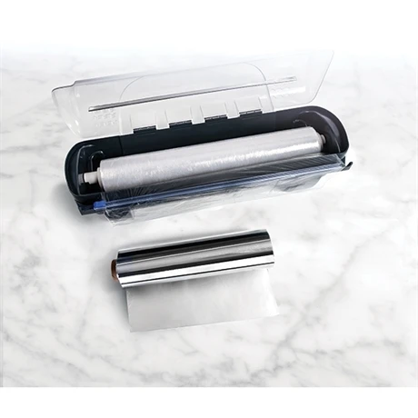 Lot Distributeur Et Rouleau De Film Alimentaire 300 M X 45 Cm 4 Lot Distributeur Et Rouleau De Film Alimentaire 300 M X 45 Cm – Image 2