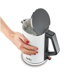 Bouilloire électrique Double Paroi 1,4 L 2000 W Blanche -Cuisine À La Maison 702056 2 1 Bouilloire electrique double paroi 1 4 L 2000 W blanche Simeo