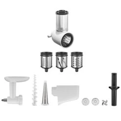 KitchenAid Kit 3 Accessoires Passoire à Fruit Et Légume, Tranche Râpe Et Hachoir 5KSMFPPC