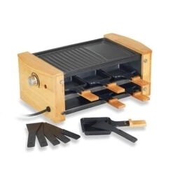 Raclette Grill 6 Poêlons 900 W -Cuisine À La Maison 780192 2 1 Raclette grill 6 poelons 900 W Kitchen Chef Professional