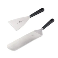 Lot Racloir Et Spatule Extra Longue Pour Plancha