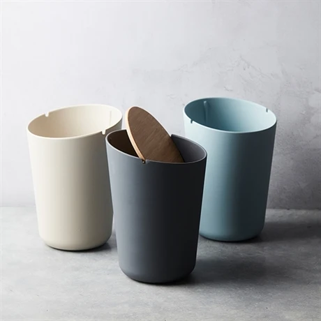 Poubelle En Fibre De Bambou Coloris Naturel 4 Poubelle En Fibre De Bambou Coloris Naturel – Image 2